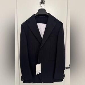 Navy Tailored Fit Havana Suit Jacket